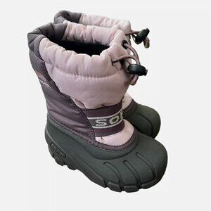 Sorel Toddler Boots in Pink and Gray